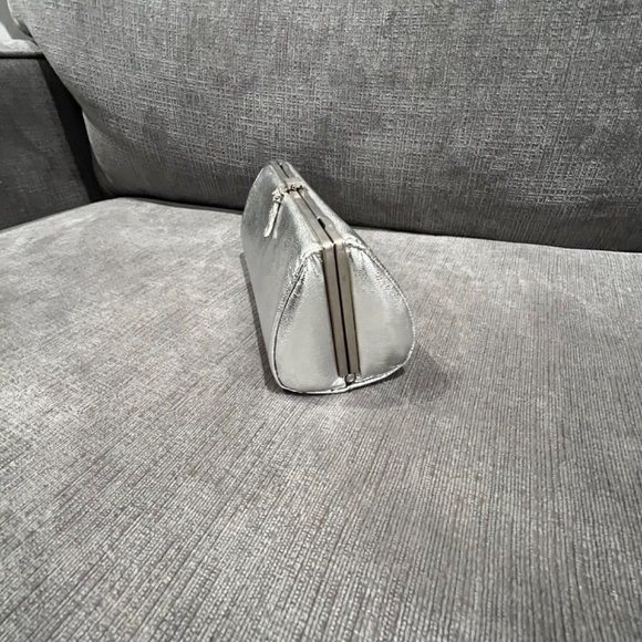 Silver Evening Bag Handbag Clutch Chain - Picture 4 of 9